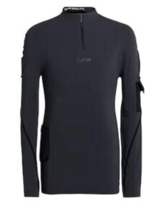 Off-White Other - Off-White active dark grey Half-Zip Performance Top size L large